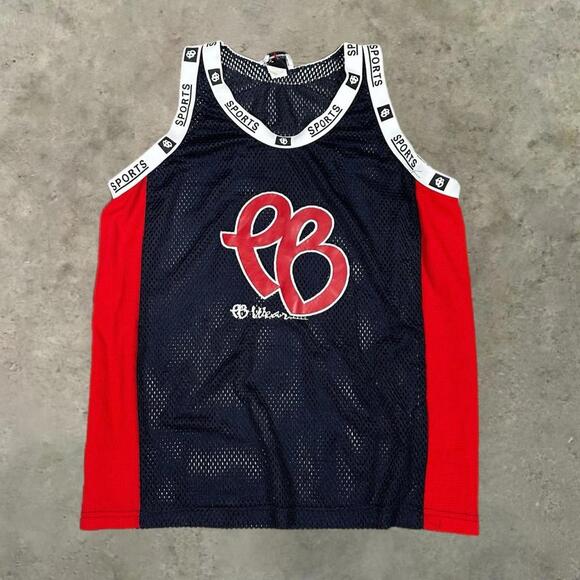FUBU Men's Navy and Red Tshirt - Picture 1 of 6